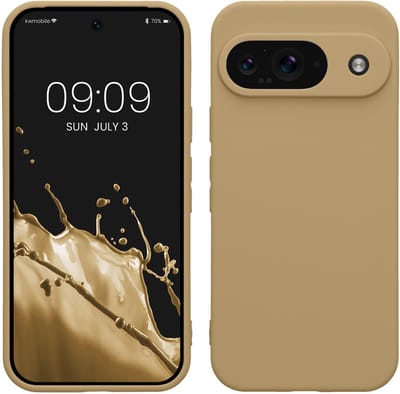 kwmobile telefoonhoesje geschikt voor Google Pixel 9 - Hoesje voor smartphone - Precisie camera uitsnede - In Bruingrijs