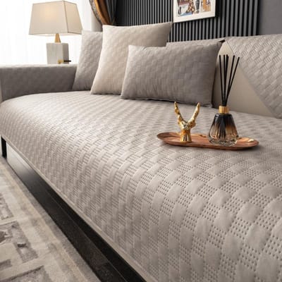 Waterdichte Bankmat Antislip Verdikt Scandinavische Bankhanddoek Vier Seizoenen Technologie Stof Ultrasone Bankhoes voor Woonkamer 70x70cm 1pcs