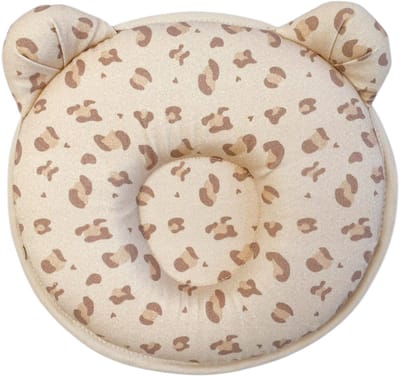 Candide - Baby kussen - plat hoofd - Petit Panda – Leopard Print