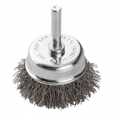GRAPHITE Staal Draadborstel 50mm met 6mm Schacht