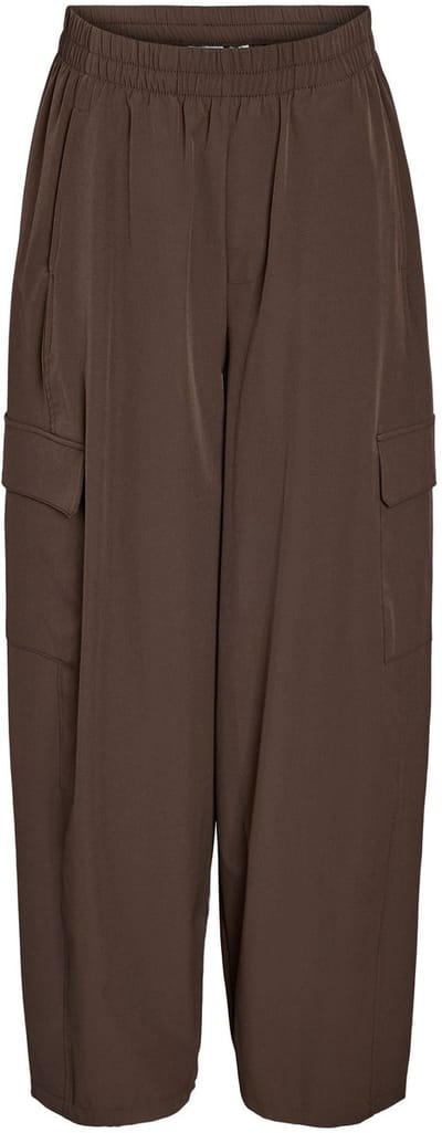 Noisy may Broek Nmkirby Mw Barrel Pants /tnt7 Noos 27038089 Chocolate Brown Dames Maat - S
