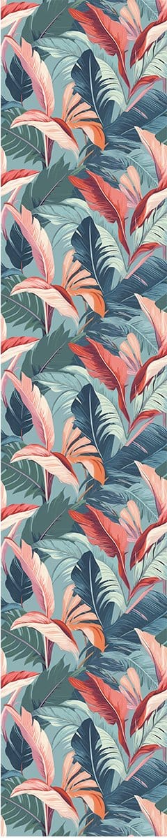 Voorgelijmd vliesbehang - TROPISCHE KERSENPALMBLADEREN - 1 rol van 300x60 cm
