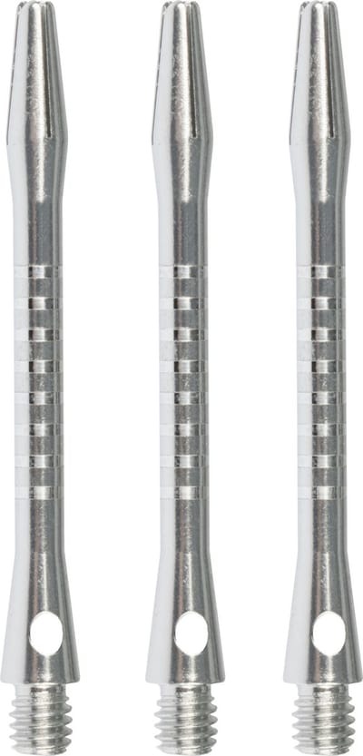 Faver Dart Shafts - Aluminium - 3 Stuks - Zilver - 5.5 cm