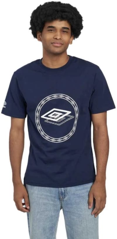 Umbro Byron T-shirt Met Korte Mouwen Blauw S Man