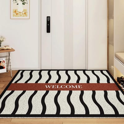 Deurmat Zand Schrapend Slijtvast Draadring Deur Deur Deurmat Deur Antislip Mat Kan Worden Gesneden Tapijt 50*80
