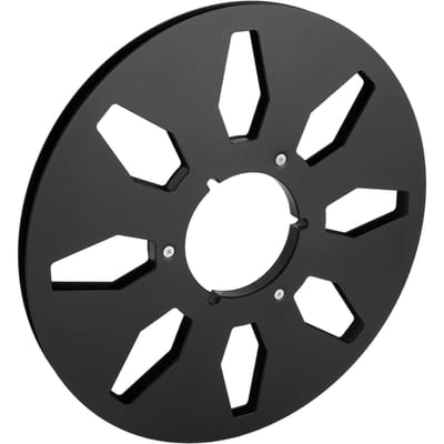 14 10.5 Inch Lege Tape Spoel Professioneel 8 Gaten Windweerstand Metalen Opwikkelspoel voor NAB zwart