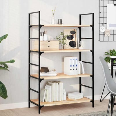 vidaXL - Wandschappen - 2 - st - zwevend - 80x40x2 - cm - onbehandeld - acaciahout