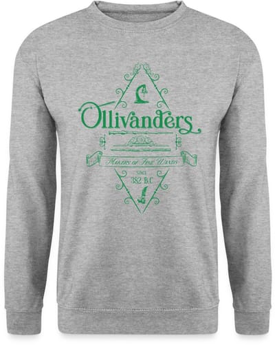 Harry Potter Olivanders Winkel Groen Logo Sweater Heren