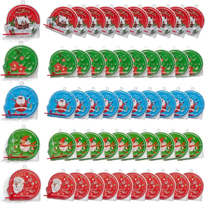 Mini Kerst Pinball Speelgoed voor Kinderen - Perfect voor Feestjes, Verjaardagen en Adventskalenders, Leuke Cadeautjes en Sinterklaasvullingen
