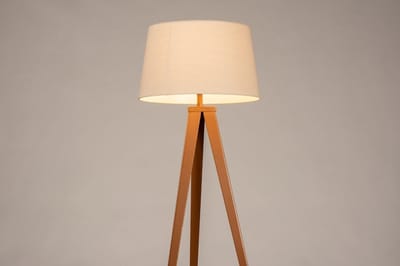 Lumidora Vloerlamp 31170 - ANTIQUA - E27 - Bruin - Beige - Metaal - ⌀ 52.5 cm