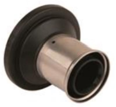 Henco Super Size Rechte Persverloopkoppeling - 75 mm x 63 mm - Kunststof PVDF met RVS Hulzen - Model 8HNA-PK63