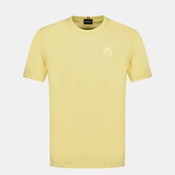 Le Coq Sportif Monochrome N°3 T-shirt Met Korte Mouwen Geel S Man