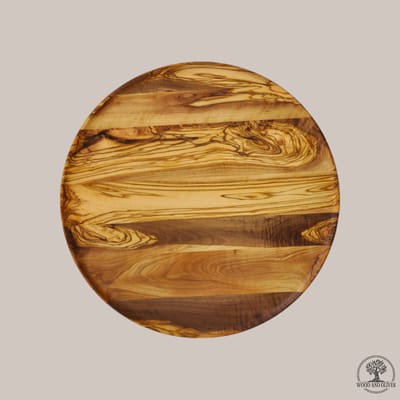 Wood and Olives - Olijfhouten Borrelplank - Handgemaakt - 35 cm