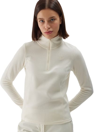 4F Sweater Fleeceowa Dames Crème - Maat 2XL