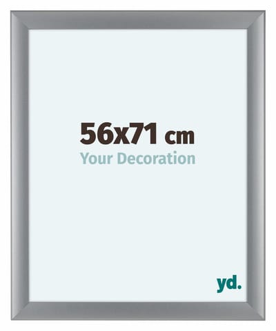 Your Decoration - Fotolijst 56x71 cm - MDF - Zilver Mat - Como