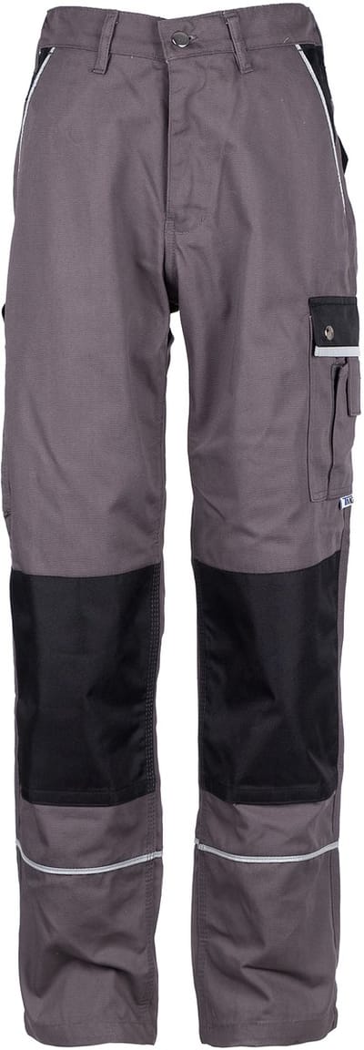 TMG STYLE WORK Werkbroek HEREN Veiligheidsbroek Grijs – Korte Beenlengte (73 cm) – Met Kniezak - Met D ring - Cordura Versterkt