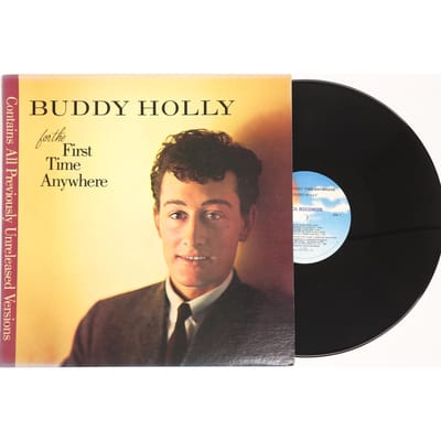 LP BUDDY HOLLY Voor het eerst ergens MCA27059 MCA 1983 VS Rock Gebruikt brown