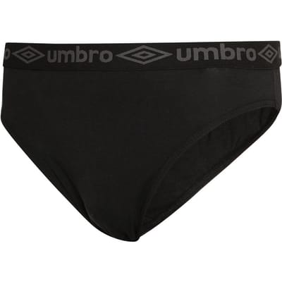 Umbro Gewone herenslip (pak van 3) (Zwart)