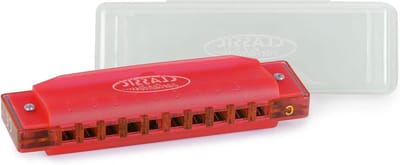 Mondharmonica - Diatonische Harp - Muziek Maken - Kindvriendelijk Ontwerp - 10 Gaten - Rood