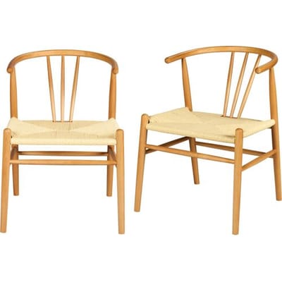 LIVARNO Set van 2 eetkamerstoelen