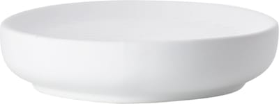 Zone Denmark Ume Zeepbakje - Zeepschaaltje keramiek - Toilet & Badkamer Accessoires - Ø 12 cm - Wit