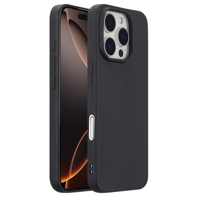 imoshion Hoesje - Geschikt voor Apple iPhone 16 Pro - Color Backcover - Zwart