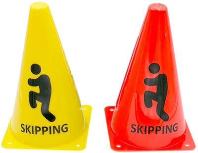 Markeerkegel Training Springen Naranja Fluor 23 Cm
