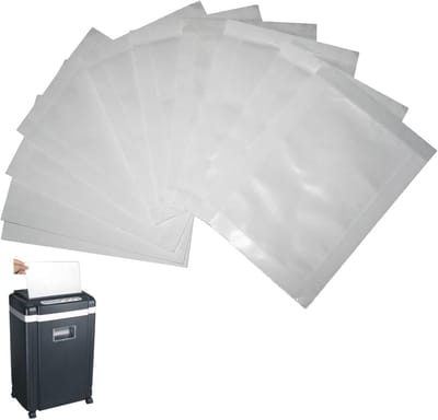 Oliepapier Papierversnipperaar - Smeerpapier Vellen - Onderhoud Machine - Plantaardige Olie - 10 Stuks - Wit