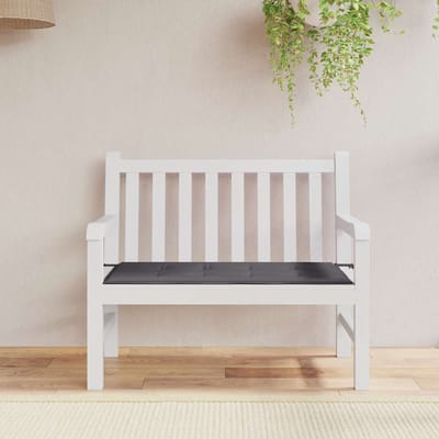 vidaXL - Tuinbankkussen - 100x50x3 - cm - oxford - stof - antracietkleurig