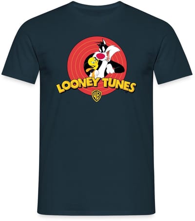 Looney Tunes Sylvester And Tweety T-Shirt Heren