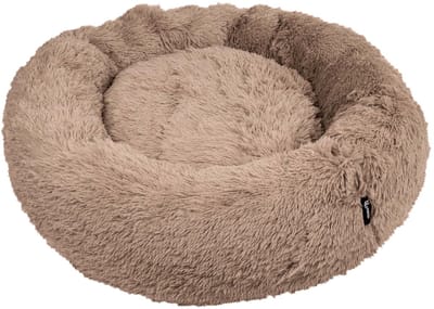 District 70 FUZZ Donut Hondenmand - Mocca - Extra Large Ø 100 cm