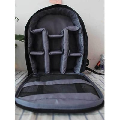 Sac à dos étanche pour appareil photo numérique, compatible avec Canon, Nikon et Sony grise