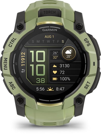 Garmin Instinct® 3 - Smartwatch - AMOLED - 50 mm - Fern Green - Limited edition