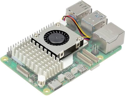 Raspberry Pi® Actieve ventilator Geschikt voor serie: Raspberry Pi 5