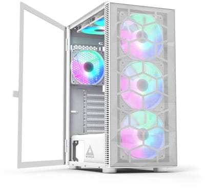 Peta X3 Mesh AMD Ryzen 5 5600G Gaming PC – Radeon RX Vega 7 – 32GB DDR4 RAM – 1TB M.2 SSD – Windows 11 Pro – High Airflow Mesh Behuizing – 1080p Gaming & Multitasking Power