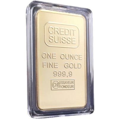 Replica 24-karaats vergulde CREDIT gelaagde Bullion Bar Zwitserland Credit Bullion Bar moderne kunst herdenkingsmunt verzamelen goud