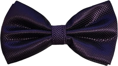 Fako Fashion® - Vlinderstrik - Vlinderdas - Strik - Kleine Ruit - 12cm - Donkerpaars