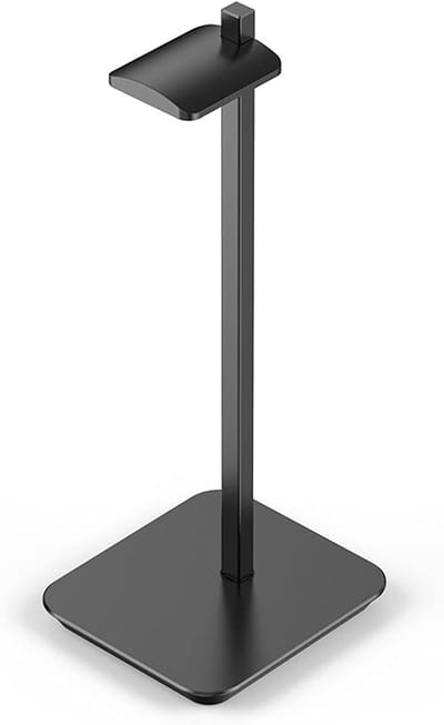 Hoofdtelefoonhouder - Koptelefoonrek - Bureau Organisatie - Aluminiumlegering - 100x90x240 mm - Zwart