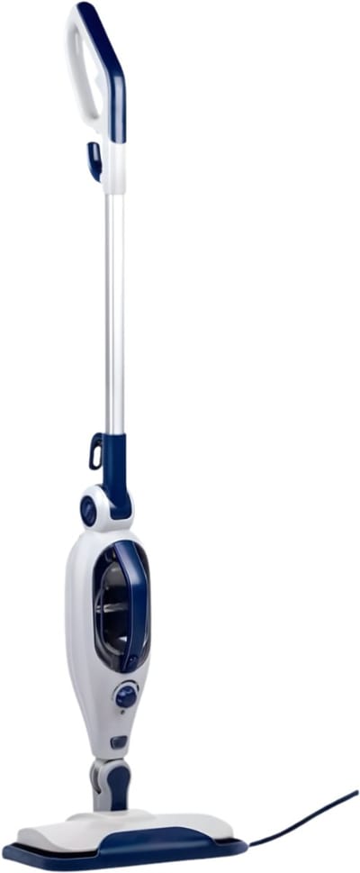 Florixa® Dweilsysteem Elektrisch - Elektrische Mop - Elektrische Dweil - Blauw/Wit - ‎7cm x 15cm x 10cm