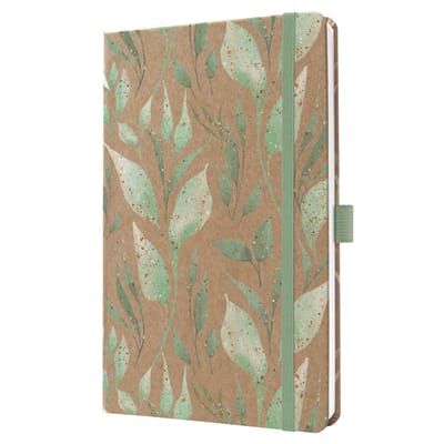 Sigel weekagenda Pure 2026 - formaat A5 - Sparkle Leaves - hardcover - SI-J6803