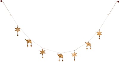 Madam Stoltz Slinger Elephants Goud