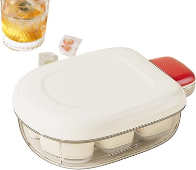 VHV - IJsblokjesvorm - vierkante vorm 6 vakken - makkelijk lossen - voor whisky, cocktails, ijskoffie en feestjes