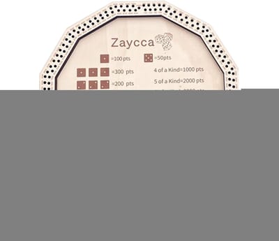 Dobbelsteen Bord - Rolspel Hout - Familie Spelplezier - Robuust Ontwerp - 18 x 18 cm - Houtkleur