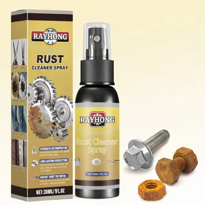 TLVX Roest Verwijder Spray 100ML / Roest Remover / Kalk Verwijderen / Roest en Erosie Cleaner / Roest Converter / Roest Verwijderen Metaal / Roestvorming Schroeven / Auto / Staal / Roestvrij / Roestig Metaal Reinigen / Anti Roest Sprayfles 100ML