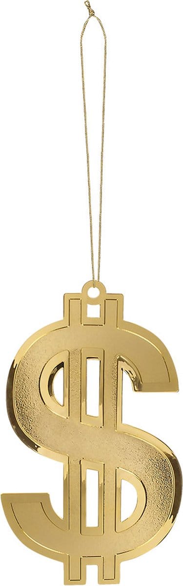 Boland - Ketting Big dollar - Volwassenen - Unisex - Pooier - Pimps and Ho's