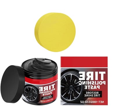 Bandenpasta - Velgenreiniger - Voertuig Glanzen - UV-bescherming - 100g - N.v.t.