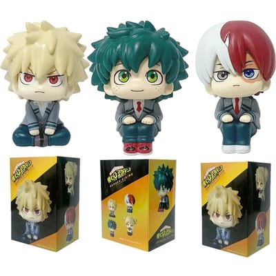 Zoek op My Hero Academia Midoriya Izuku Anime Figuur Boku no Hero Academia Bakugo Katsuki/Toga Himiko Actiefiguur Speelgoed Mooi Cadeau