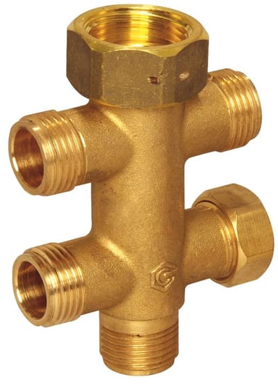 Flamco 5-voudige verdeler DN15 wartelmoer G3/4 - 5 x G1/2 AG, M1390440