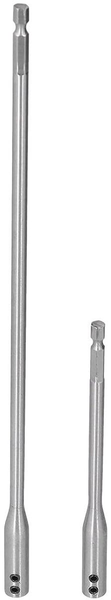 4-delige Boorverlengingset voor Hout en Staal met Hexaansluiting - 6 en 12 Inch Verlengingen voor Mechanische Toepassingen