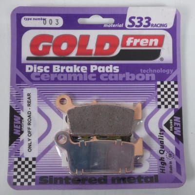 goud fren remblok voor motorfiets tm 300 cross enduro 2001 tot 2004 ar nieuw